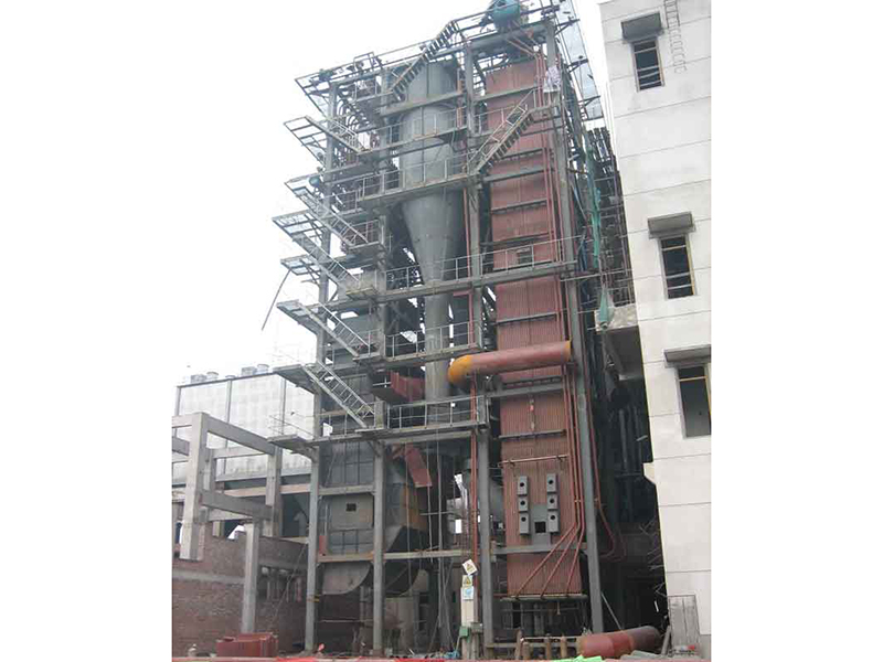 75t/h medium temperature medium pressure circulating fluidized bed boiler installation site