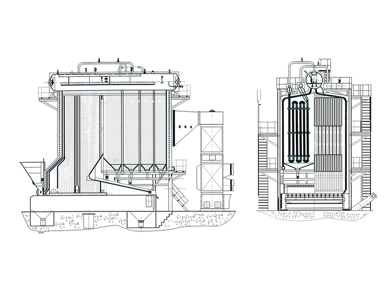 35t/h-130t/h series chain grate boiler